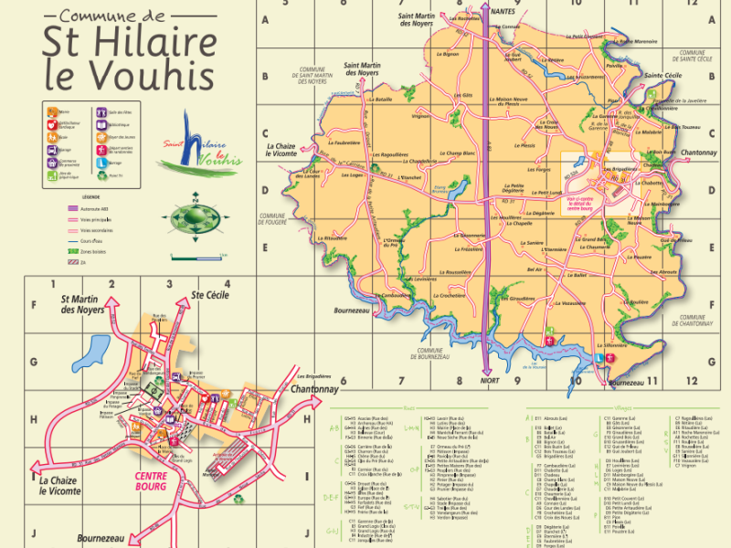 plan de la commune